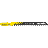 METABO 5 plátků pro přímočaré pily "fast wood" 74/ 4,0 mm, HCS 623633000