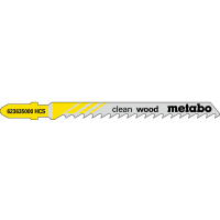 METABO 5 plátků pro přímočaré pily "clean wood" 74/ 4,0 mm, HCS 623635000