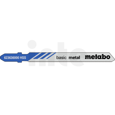 METABO 5 plátků pro přímočaré pily "basic metal" 66/ 0,7 mm, HSS 623636000