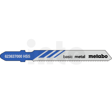 METABO 5 plátků pro přímočaré pily "basic metal" 51/ 1,2 mm, HSS 623637000