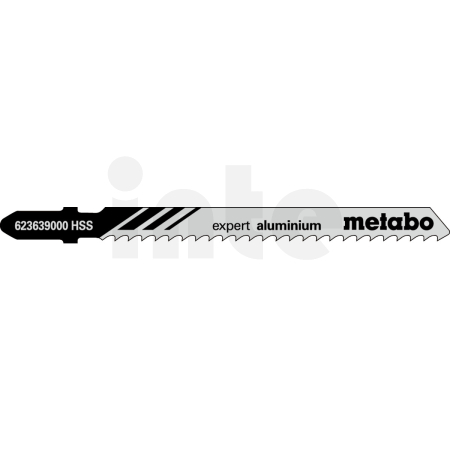 METABO 5 plátků pro přímočaré pily "expert aluminium" 74/ 3,0 mm, HSS 623639000