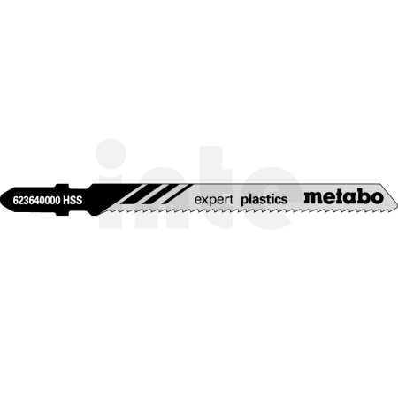 METABO 5 plátků pro přímočaré pily "expert plastics" 74/ 2,0 mm, HSS 623640000