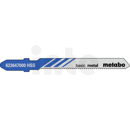 METABO 5 plátků pro přímočaré pily "basic metal" 51/ 1,2 mm, HSS 623647000