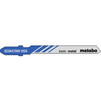 METABO 5 plátků pro přímočaré pily "basic metal" 51/ 1,2 mm, HSS 623647000