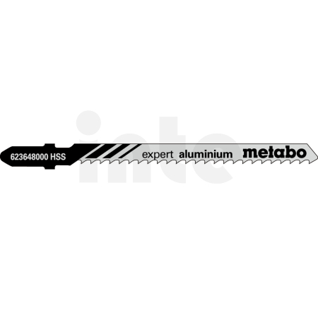 METABO 5 plátků pro přímočaré pily "expert aluminium" 74/ 3,0 mm, HSS 623648000