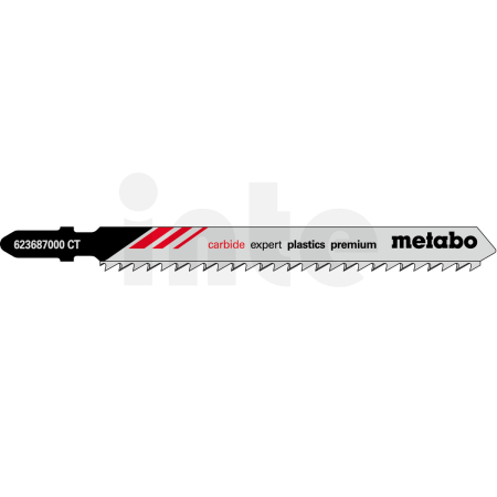 METABO 3 plátky pro přímočaré pily "expert plastics premium" 91/ 3,3 mm, HM 623687000