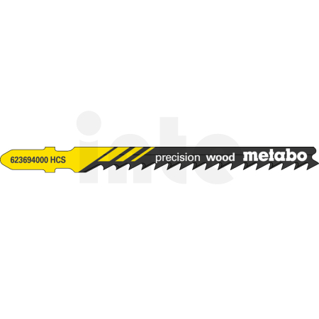 METABO 5 plátků pro přímočaré pily "precision wood" 74/ 4,0 mm, HCS 623694000