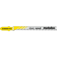 METABO 5 plátků pro přímočaré pily "clean wood" 74/ 2,7 mm, HCS, s ponorným hrotem 623969000