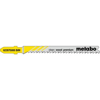 METABO 5 plátků pro přímočaré pily "clean wood premium" 74/ 2,7 mm, BiM, s ponorným hrotem 623975000