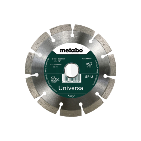 METABO Diamantový řezný kotouč 150x22,23mm, SP-U, Univerzální SP 624308000