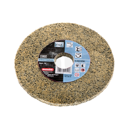 METABO Rounový kompaktní brusný kotouč „Unitized“, středně hrubý, 125x6x22,23 mm, pro úhlové brusky 626483000