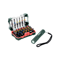 METABO Box s bity SP, 29dílný + Mini Flash light 626721000