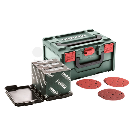 METABO Metaloc sada brusných prostředků "multi-hole", Ø 150 mm, série "professional", na dřeva + kov 626756000