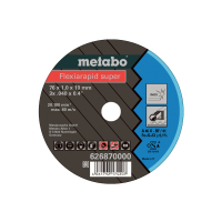 METABO 5 Flexiarapid Super 76x1,0x10,0 mm Inox, TF 41 626870000