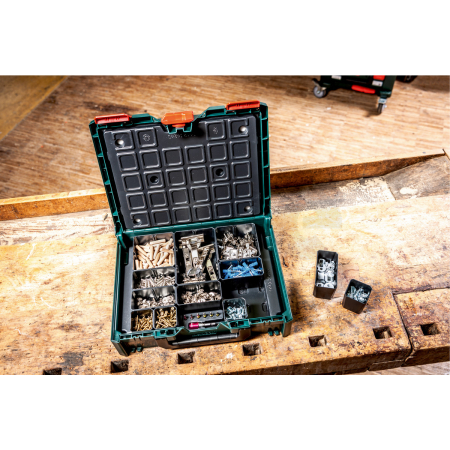 METABO metaBOX 118 Organizer se 12 vkládacími boxy Sortimo 626897000