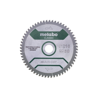 METABO Pilový kotouč "multi cut - classic", 216x2,4/1,8x30, Z60 FZ/TZ, 5°neg. 628066000