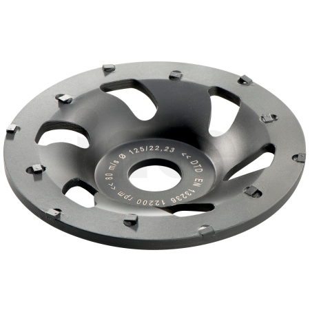 METABO Diamantový brusný hrnec PKD „profesionál“ průměr 125 mm (polykrystalický diamantový brusný hrnec) 628208000