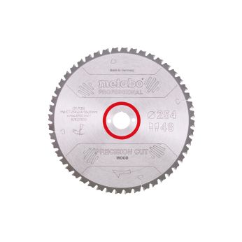 METABO Pilový kotouč "precision cut wood - professional", 254x2,4/1,8x30, Z48 WZ 5° neg. 628221000