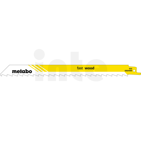 METABO 5 plátků pro pily ocasky "fast wood" 225 x 1,25 mm, HCS, 8,5 mm/ 3 TPI 628244000
