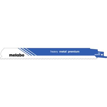 METABO 2 plátky pro pily ocasky "heavy metal premium" 225 x 1,1 mm, 2,5+3,2 mm/ 8+10 TPI 628269000