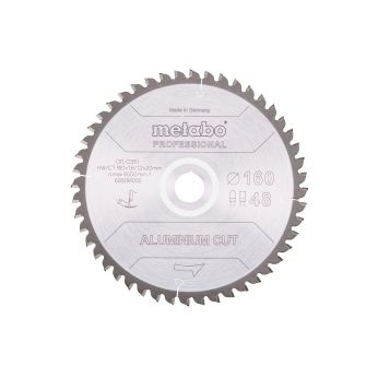 METABO Pilový kotouč „aluminium cut – professional“, 160x1,6/1,2x20 Z48 FZ/TZ 5°neg 628288000