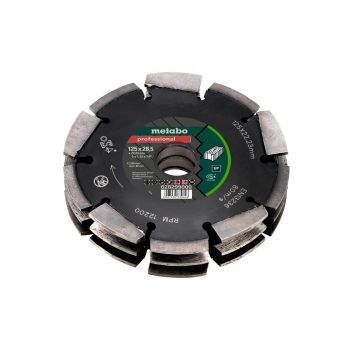 METABO Diamantový frézovací kotouč 3, 125x28,5x22,23mm, „professional“, „UP“, univerzální 628299000