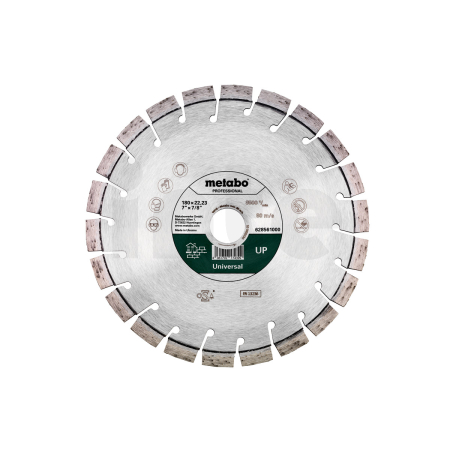 METABO Diamantový řezný kotouč 180x22,23mm, "UP", Univerzální "profesionál" 628561000