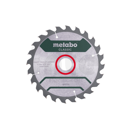 METABO Pilový kotouč "precision cut wood - classic", 190x2,0/1,4x30 Z24 WZ 15° 628675000