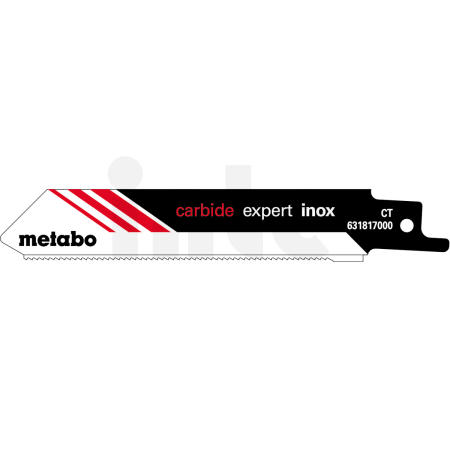 METABO 2 plátky pro pily ocasky "expert inox" 115 x 1,25 mm, HM, 1,4 mm/ 18 TPI 631817000