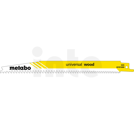 METABO 5 plátků pro pily ocasky "universal wood" 200 x 1,25 mm, HCS, progresivní 631913000