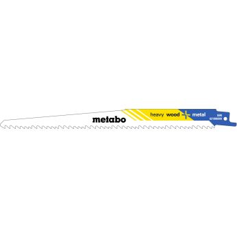 METABO 5 plátků pro pily ocasky "heavy wood + metal" 225 x 1,25 mm, BiM, 3,2-5,1 mm/ 5-8 TPI 631986000