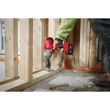 MILWAUKEE M18 BLHIWF12-0X ½″ bezuhlíkový rázový utahovák s pojistným kroužkem 4933492787