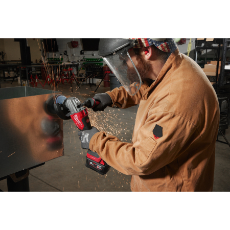 MILWAUKEE M18 FSAGSVO125X-0X FUEL bezpečnostní uhlová bruska 125 mm s variabilními otáčkami a funkcí ONE-KEY 4933493552