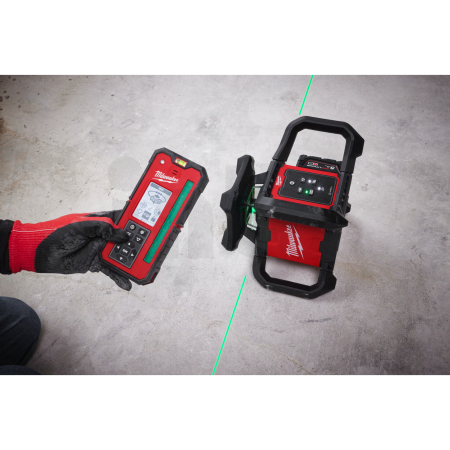 MILWAUKEE M18™ horizontální/vertikální rotační zelený laser 300 m s ONE-KEY™ 4933493194