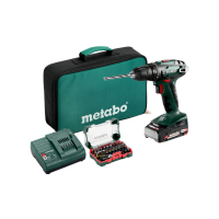 Metabo BS 18 Set Akumulátorový vrtací šroubovák 18V 1x2Ah LiPOWER, 60220758