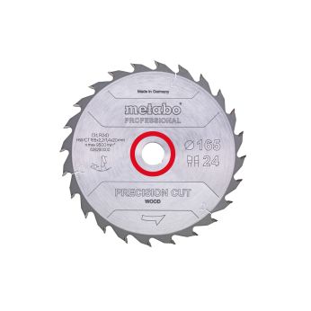METABO Pilový kotouč „precision cut wood – professional“, 165x2,2/1,4x20 Z24 WZ 20° 628290000