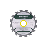 METABO Pilový kotouč "power cut wood - classic", 165x2,2/1,4x30, Z16 WZ 5°/B 628416000