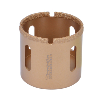 Makita - děrovka s diamantovým zrnem 57mm (se závitem 5/8" 18UNF a otvory) B-46090