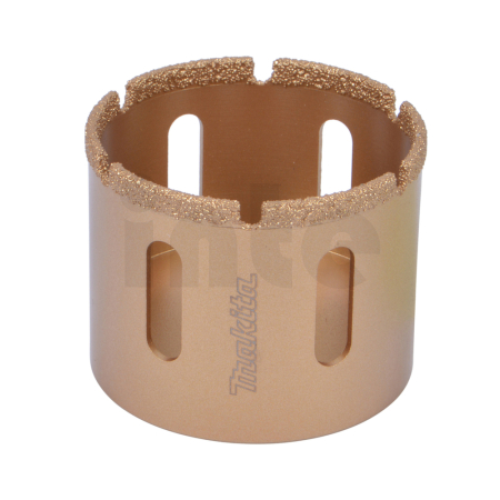 Makita - děrovka s diamantovým zrnem 64mm (se závitem 5/8" 18UNF a otvory) B-46109