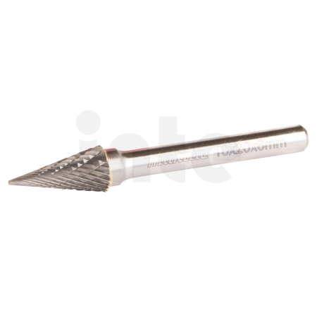 Makita - brusné frézy 10x20x6 jehlan dělené ostří kov, nerez B-52847
