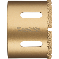 Makita - děrovka s diamantovým zrnem 68mm (se závitem 5/8" 18UNF a otvory) B-53914