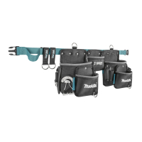 Makita brašna se 3 kapsami a opaskem 640x145x270mm=oldE-05169 E-15229
