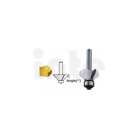 Makita - Fazetová/hranová fréza s ložiskem stopka 6 mm,22,2x12,7x56 mm D-48664