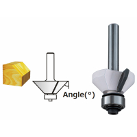 Makita - Fazetová/hranová fréza s ložiskem stopka 6 mm,22,2x12,7x56 mm D-48664