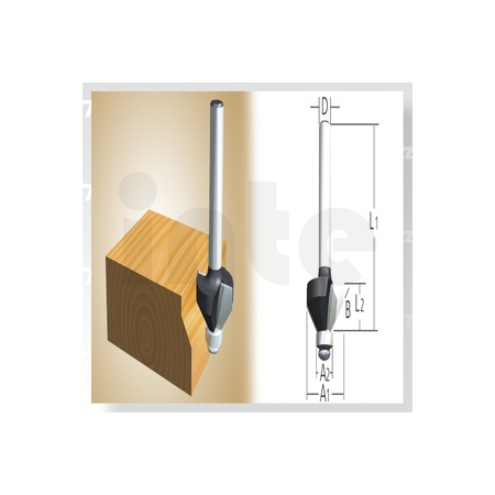Makita - fréza na zkosené hrany 45st. D-09488
