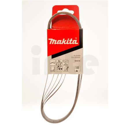 Makita - brusný pás 13x533mm K80 5ks=oldP-39506 P-43343