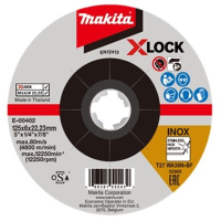 Makita - kotouč brusný nerez X-Lock 125x6x22.23mm E-00402