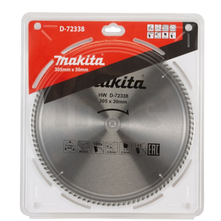Makita - kotouč pilový dřevo 305x2.8x30mm 100Z D-72338