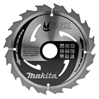 Makita - kotouč pilový dřevo MFORCE 185x2x30mm 16Z = old A-89648, new B-31968 B-07945