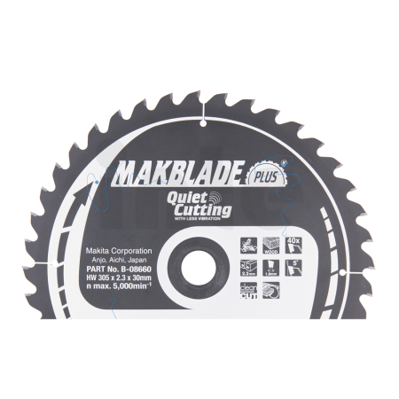 Makita - kotouč pilový dřevo MAKBLADEplus 305x2.3x30mm 40Z = new B-32493 B-08660